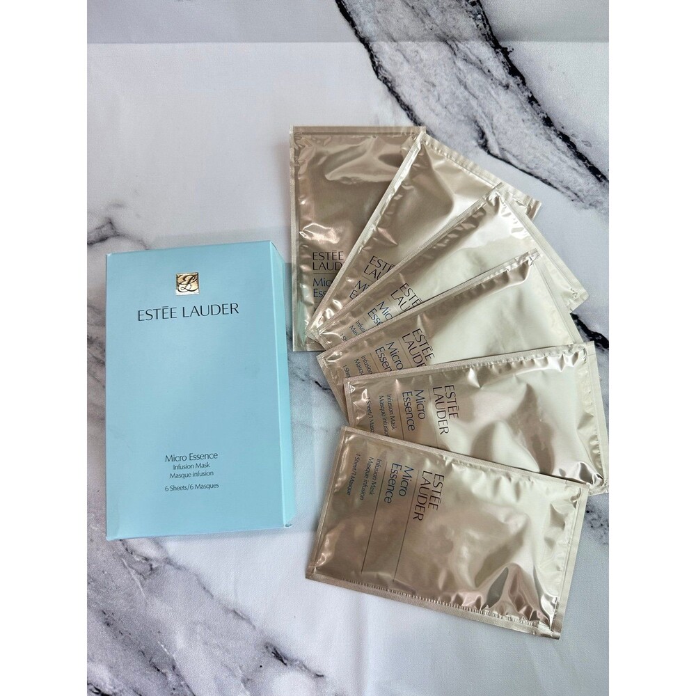 Estee Lauder Micro Essence Infusion Mask 6 sheets pack NIB full size